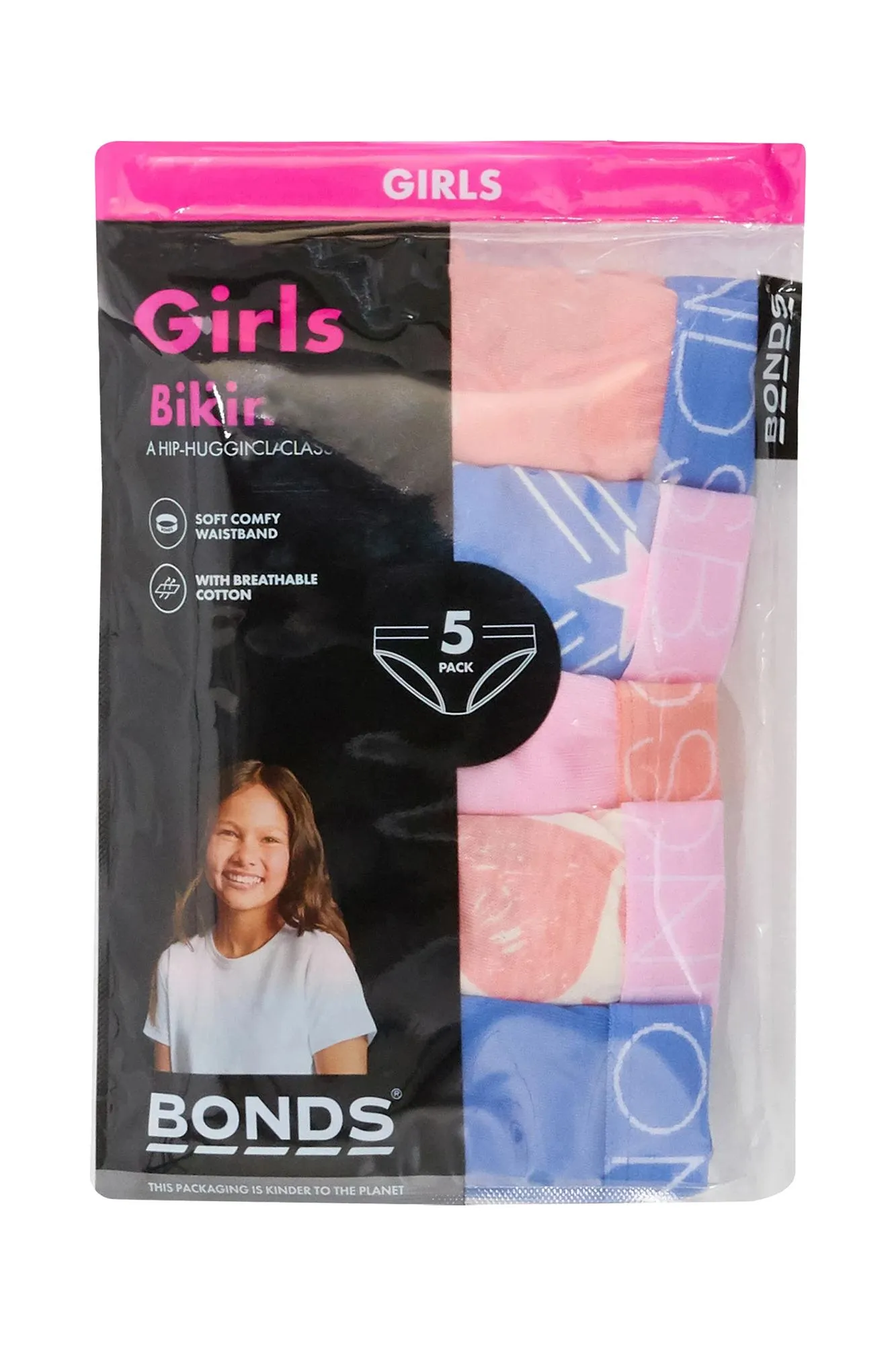popular  Bonds Girls Bikini Briefs - 5 Pack