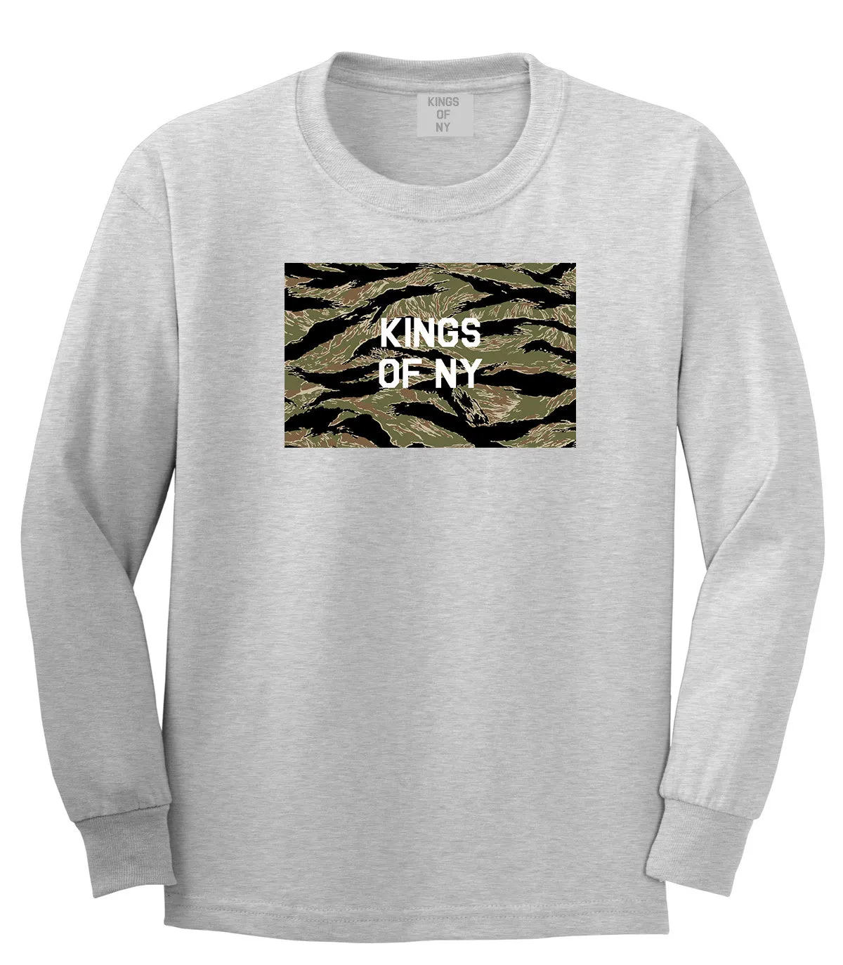 Tiger Stripe Camo Army Long Sleeve T-Shirt